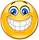 easydruck24de 1 Smiley-Aufkleber Smile XL I kfz_298 I rund Ø 20 cm I Emoticon Sticker lachend für Auto Wohnwagen Wohnmobil Wand-Tattoo I wetterfest